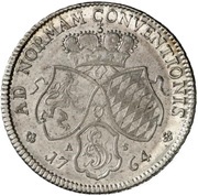 1 Thaler - Charles Theodore Konventionstaler, Germany, 1764 reverse image