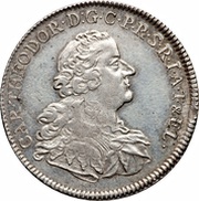 1 Thaler - Charles Theodor obverse image