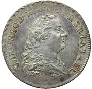1 Thaler - Charles Theodore Konventionstaler obverse image