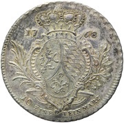 1 Thaler - Charles Theodore Konventionstaler, Germany, 1768 reverse image