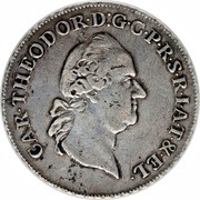 1 Conventionsthaler - Charles Theodor obverse image
