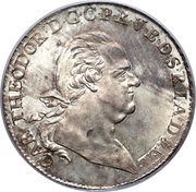 1 Conventionsthaler - Charles Theodor obverse image