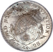 1 Conventionsthaler - Charles Theodor, Germany, 1778-1795 reverse image
