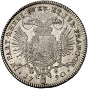 1 Thaler - Charles Theodore Konventionstaler; Vicariat, Germany, 1790 reverse image