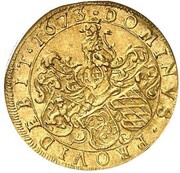 ½ Ducat - Charles Louis, Germany, 1673 reverse image
