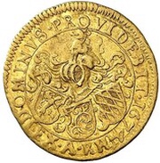 ½ Ducat - Charles Louis Rheingold, Germany, 1674 reverse image