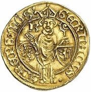 1 Goldgulden - Rupert I and Gerlach of Nassau, Germany, 1367-1368 reverse image