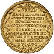 1 Ducat - Charles Theodore Reign obverse image