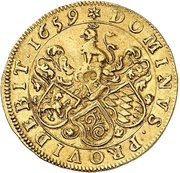 1 Ducat - Charles Louis, Germany, 1659-1673 reverse image