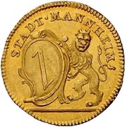 1 Ducat - Charles Theodore Reign obverse image