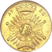 1 Ducat - Charles Theodore Trade Coinage, Germany, 1750 reverse image