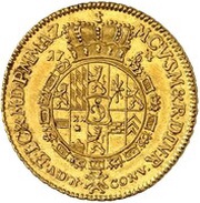 1 Ducat - Charles Theodor, Germany, 1764 reverse image