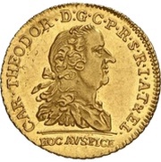 1 Ducat - Charles Theodore Lotterie-Dukat obverse image