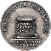 1 Ducat - Charles Theodore Silver pattern strike; Reign obverse image