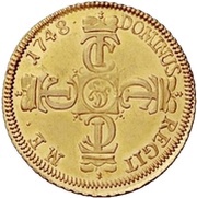 1 Pistole - Charles Theodor, Germany, 1748-1750 reverse image