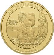 500 Dollars - Elizabeth II 4th Portrait - Koala, Australia, 2017 reverse image
