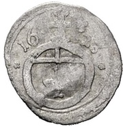 ½ Kreuzer - Wolfgang William, Germany, 1623 reverse image