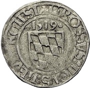 ½ Batzen - Otto Henry and Philip, Germany, 1511-1525 reverse image