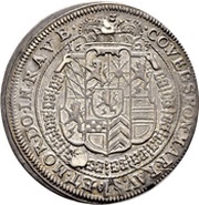1 Thaler - Wolfgang William, Germany, 1623 reverse image