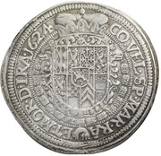 1 Thaler - Wolfgang William, Germany, 1624 reverse image