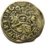 3 Kreuzers - George Gustav, Germany, 1595-1596 reverse image