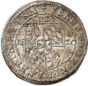 12 Kreuzer - John II Kipper, Germany, 1620-1622 reverse image