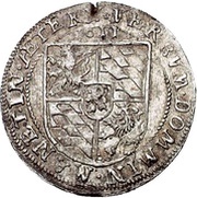 ¼ Thaler - John II, Germany, 1611-1612 reverse image