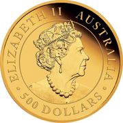 500 Dollars - Elizabeth II 6th Portrait - Koala obverse image