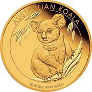 500 Dollars - Elizabeth II 6th Portrait - Koala, Australia, 2019 reverse image