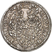 1 Thaler - John I, Germany, 1592 reverse image