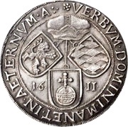 1 Thaler - John II, Germany, 1611 reverse image