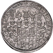 1 Thaler - John II, Germany, 1623-1624 reverse image