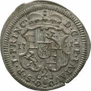 2 Kreuzers - John Philip of Lamberg, Germany, 1711 reverse image