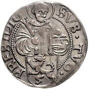1 Batzen - Ernest of Bayern, Germany, 1517-1529 reverse image
