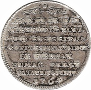 ⅛ Thaler - Leopold Ernest Joseph of Firmian, Germany, 1764 reverse image