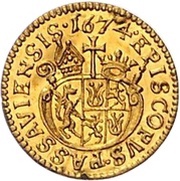 ⅙ Ducat - Sebastian of Pötting, Germany, 1674 reverse image