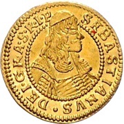 ¼ Ducat - Sebastian of Pötting obverse image