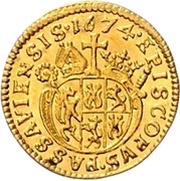 ¼ Ducat - Sebastian of Pötting, Germany, 1674 reverse image