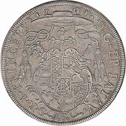 1 Thaler - John Philip of Lamberg, Germany, 1701 reverse image