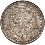 1 Thaler - John Philip of Lamberg, Germany, 1712 reverse image