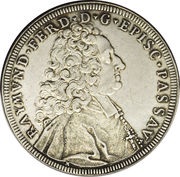 1 Thaler - Raimund Ferdinand of Rabatta obverse image