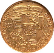 ½ Ducat - John Philip of Lamberg, Germany, 1709 reverse image