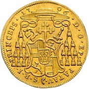 1 Ducat - John Philip of Lamberg, Germany, 1705-1706 reverse image