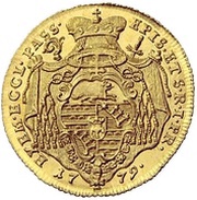 1 Ducat - Leopold Ernest of Firmian, Germany, 1779 reverse image