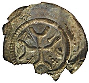 Denier Bracteate - Henry I, Germany, 1150-1168 reverse image