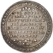 1 Thaler Entombment of Hedwig, widow of Ulrich obverse image