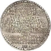 2 Thalers - Bogislaw XIV Burial, Germany, 1654 reverse image