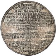 4 Thalers - Bogislaw XIV Burial, Germany, 1654 reverse image