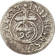 1 Sechsling - Charles XI, Germany, 1673-1674 reverse image