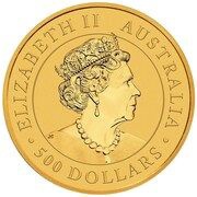 500 Dollars - Elizabeth II 6th Portrait - Super Pit Australia - Gold obverse image